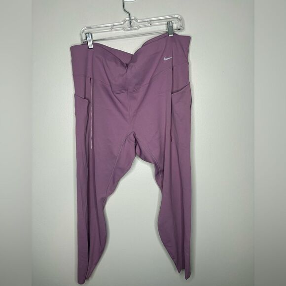 Nike Universa Medium-Support High-Waisted 7/8 Leggings with Pockets NWT - Picture 3 of 11